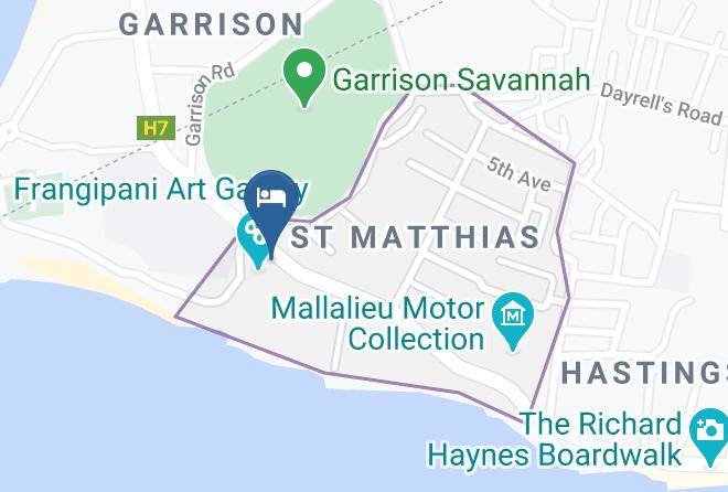 Christ Church - Savannah Beach Hotel Maps