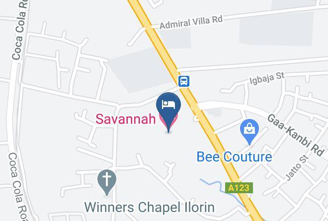 Ilorin - Savannah Hotel Maps