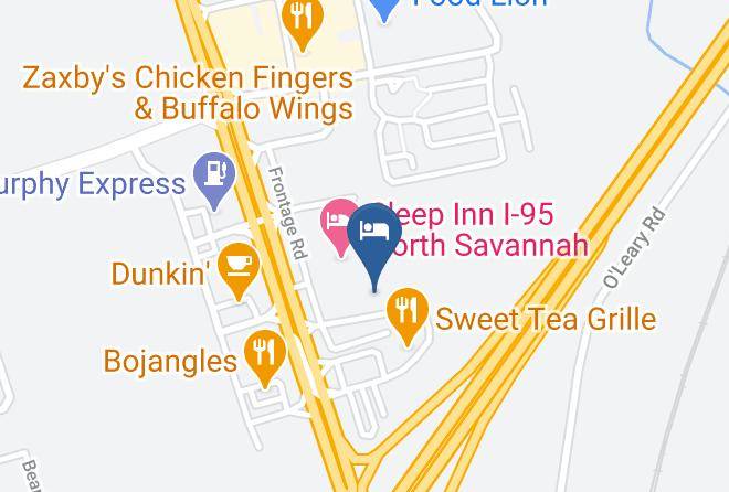 Chatham - Savannah Inn Port Wentworth Savannah Area Maps