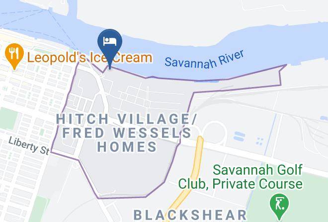 Marriott Savannah Riverfront Map