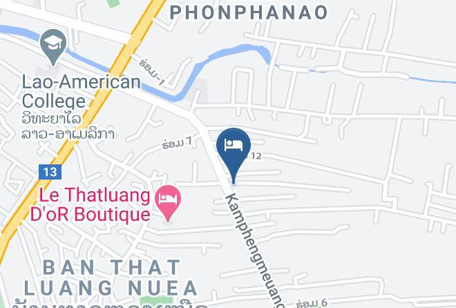 Vientiane - Savarnkham Hotel Maps