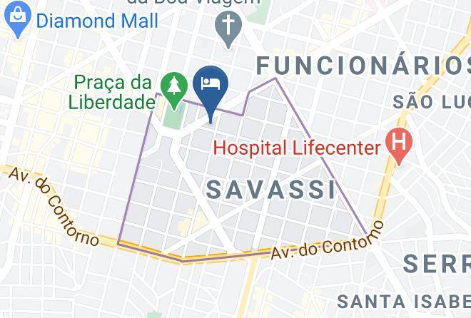 Belo Horizonte - Savassinho Hotel Maps