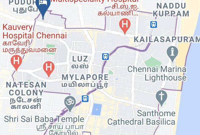 Chennai - Savera Hotel Maps