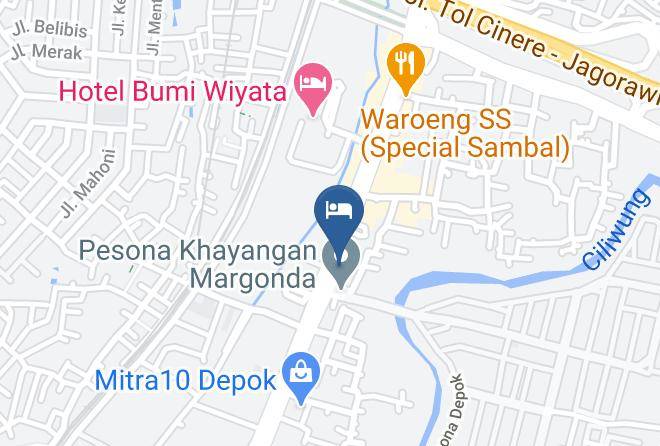 Depok - Savero Hotel Depok Maps