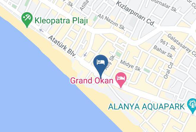 Alanya - Savk Hotel Maps