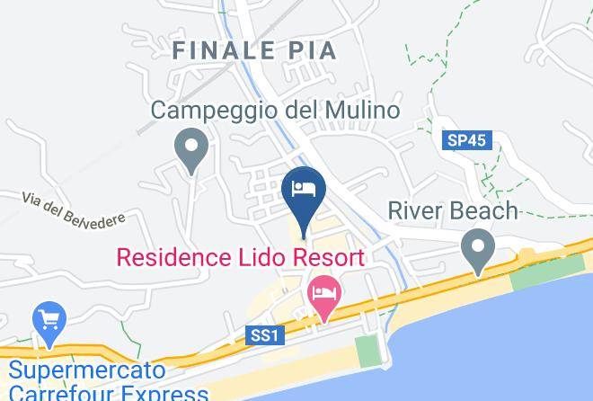 Savona - Hotel Savoia Di Finale Ligure Maps