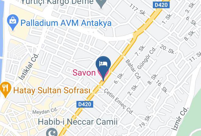 Savon Hotel Map