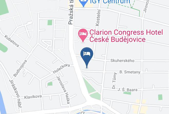 Ceske Budejovice - Savoy Hotel Maps