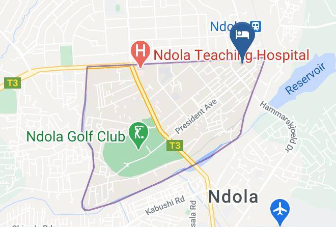 Ndola - Savoy Hotel Maps