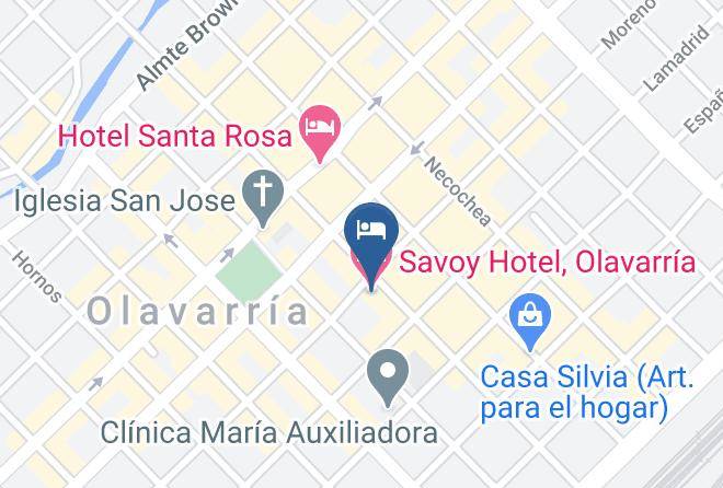 Olavarria - Savoy Hotel Olavarria Maps