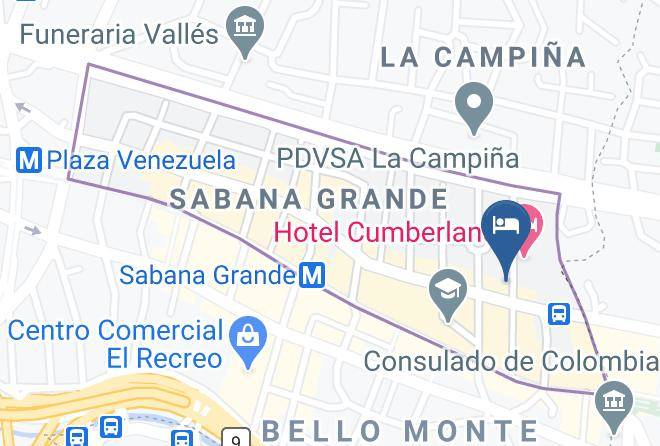 Caracas - Hotel Savoy Maps