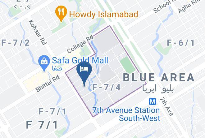 Islamabad - Savoy Inn Maps