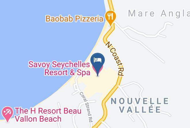 Savoy Seychelles Resort & Spa Map