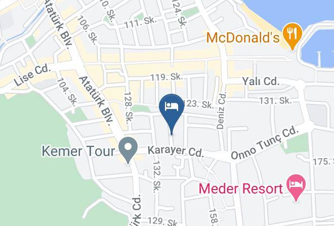 Kemer - Savrose Suite Hotel Maps