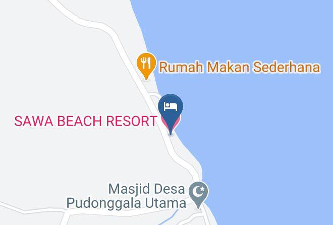 Konawe Regency - Sawa Beach Resort Maps