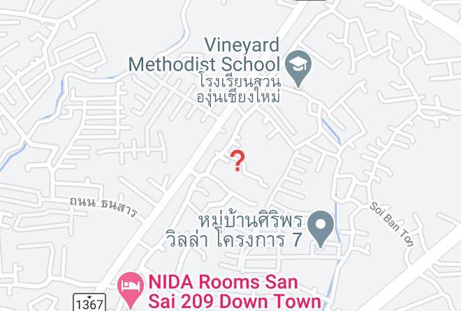 Sawadeeka Garden Resort Map - Chiang Mai - Amphoe San Sai