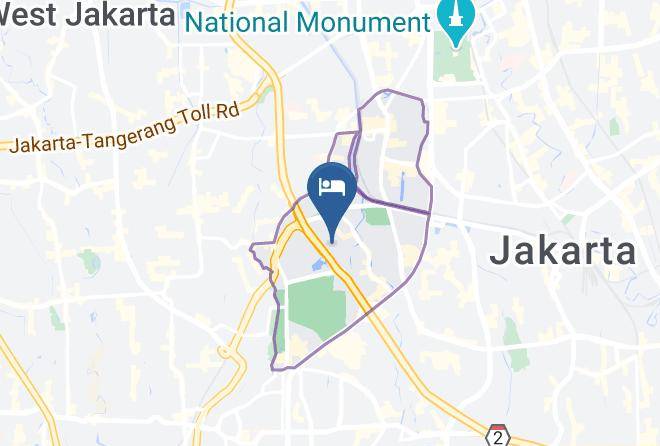 Central Jakarta - Sawana Suites Maps