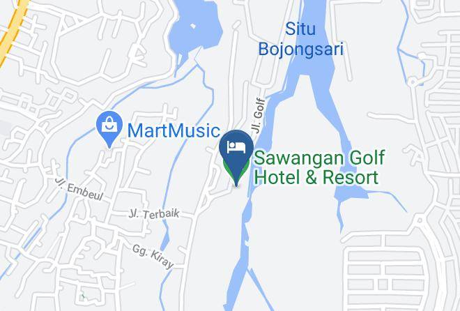 Sawangan Golf Hotel & Resort Map