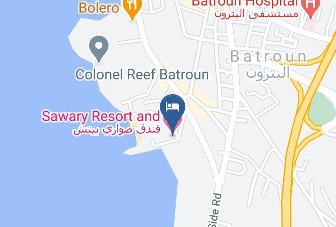 El Batroun - Sawary Resort And Hotel Maps