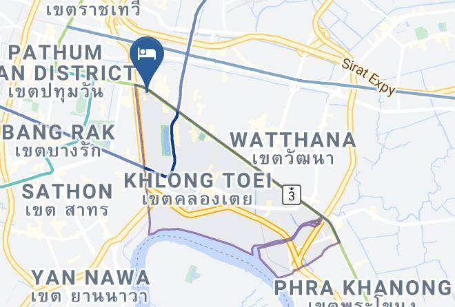 Khlong Toei District - Sawasdee Sukumvit Inn Hotel Maps