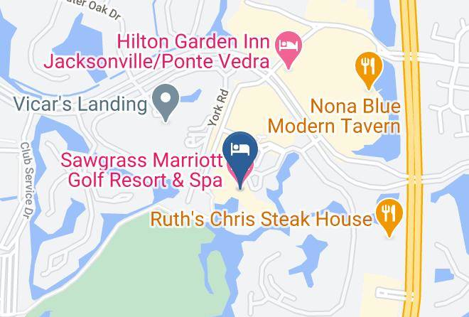 St Johns - Sawgrass Marriott Golf Resort & Spa Maps