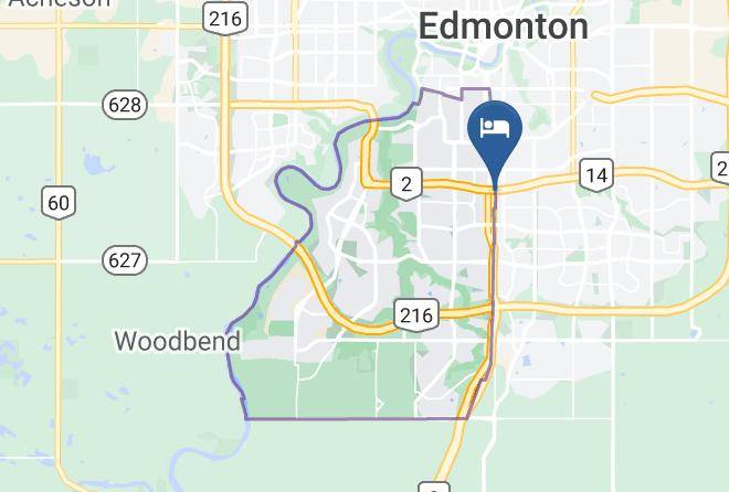 Sawridge Inn And Conference Centre Edmonton South Map