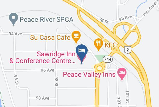 Division 19 - Sawridge Inn & Conference Centre Peace River Maps
