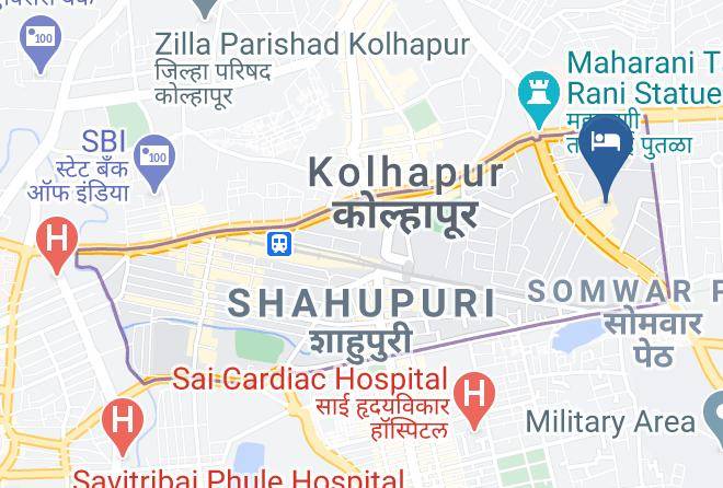Kolhapur - Sayaji Hotel Kolhapur Maps
