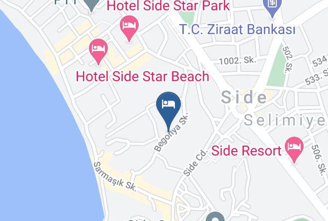 Manavgat - Sayanora Park Hotel Maps