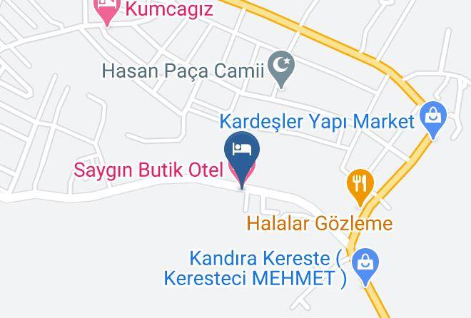 Kandira - Saygin Butik Otel Maps