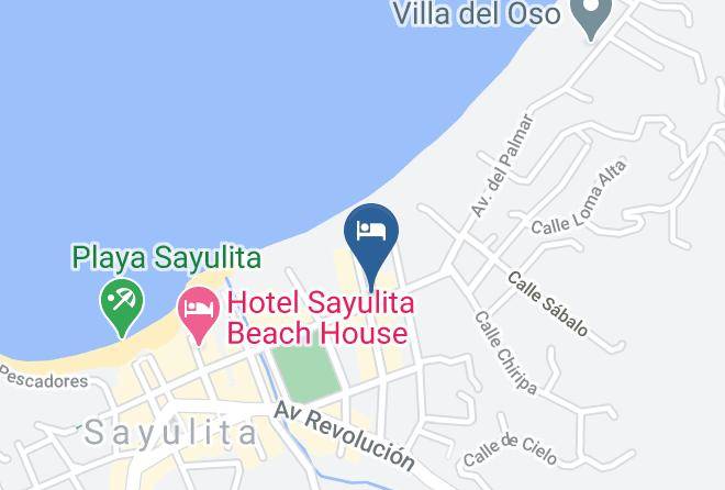 Bahia De Banderas - Sayulita Trailer Park And Bungalows Maps