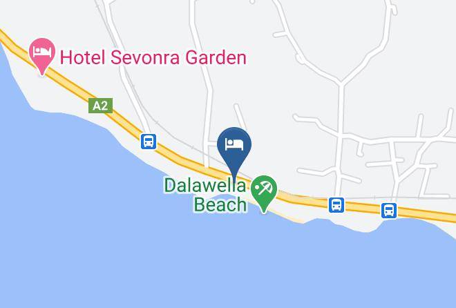 Sayura Beach Hotel Map