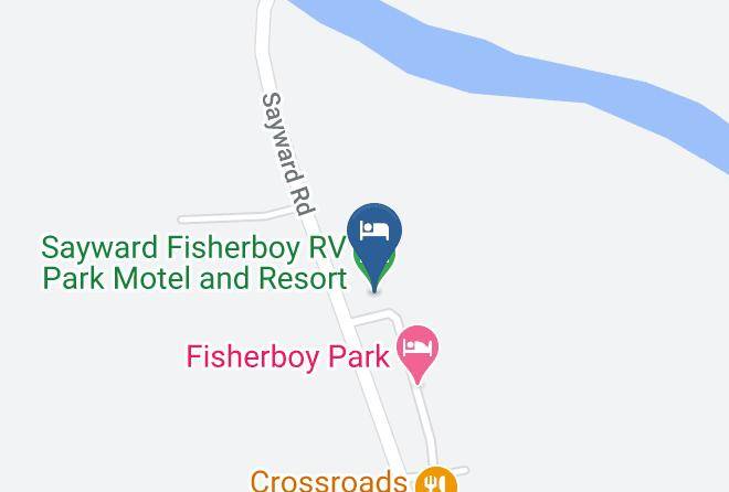 Strathcona - Sayward Fisherboy Rv Park Motel And Resort Maps