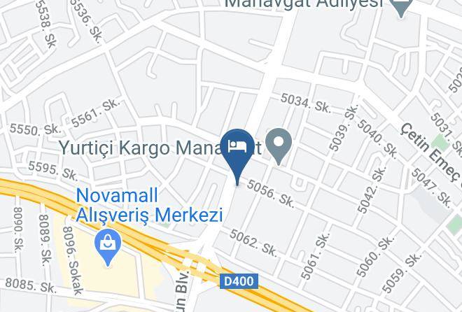 Manavgat - Otel Sazak Maps