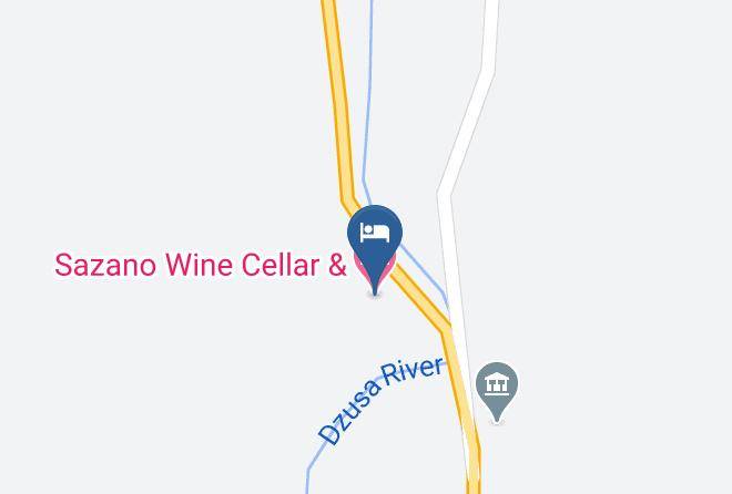 Georgia - Sazano Wine Cellar & Hotel Maps