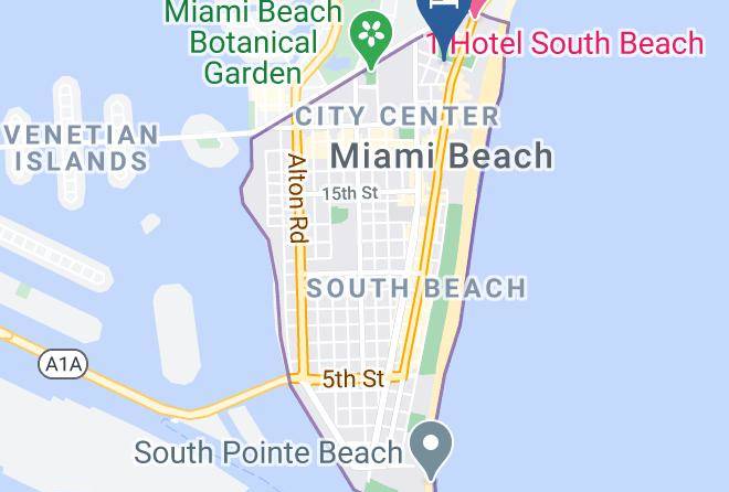 Miami Dade - South Beach Hotel Maps