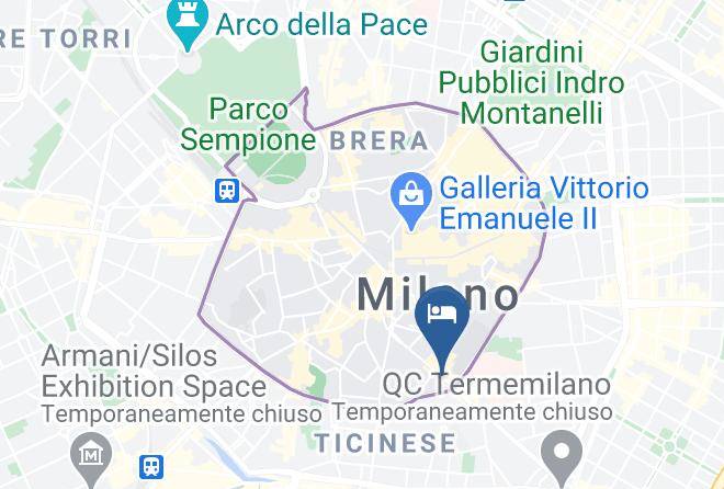 Milan - S B S Hotels Srl Maps