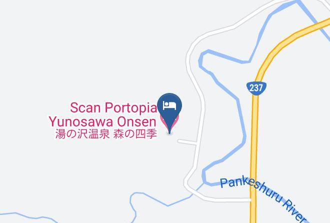 Shimukappu Vil Yufutsu District - Scan Portopia Yunosawa Onsen Maps