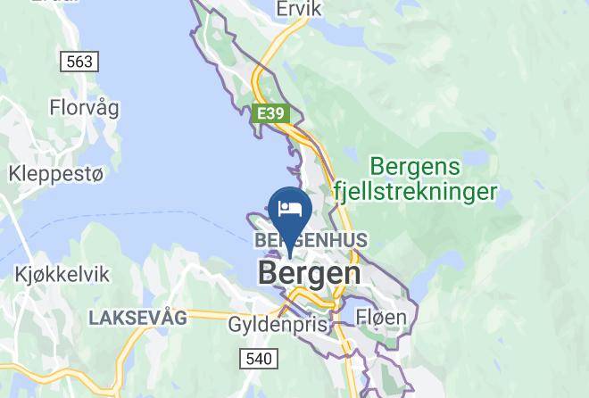 Scandic Bergen City Map