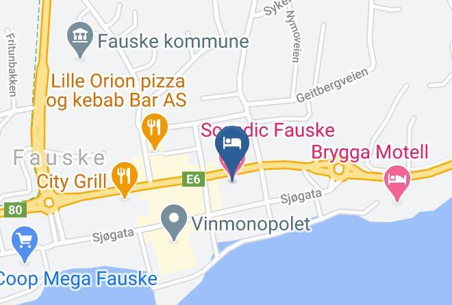 Fauske - Scandic Fauske Maps