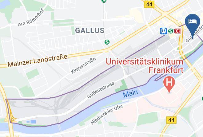 Frankfurt Am Main - Scandic Frankfurt Museumsufer Maps