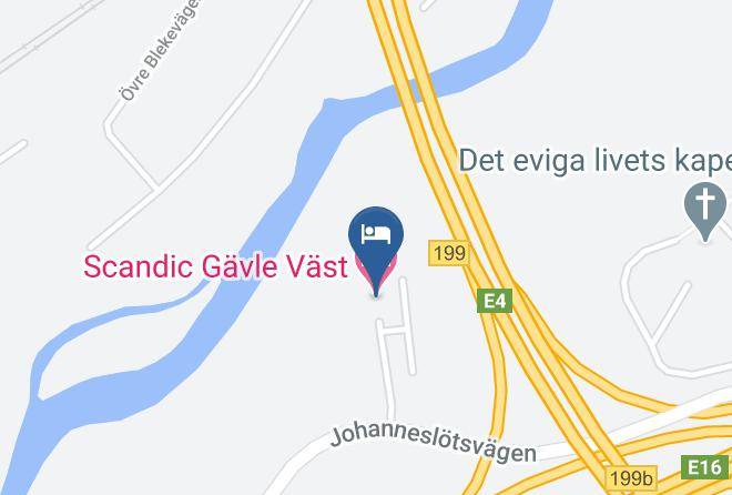 Gavle - Scandic Gavle West Maps