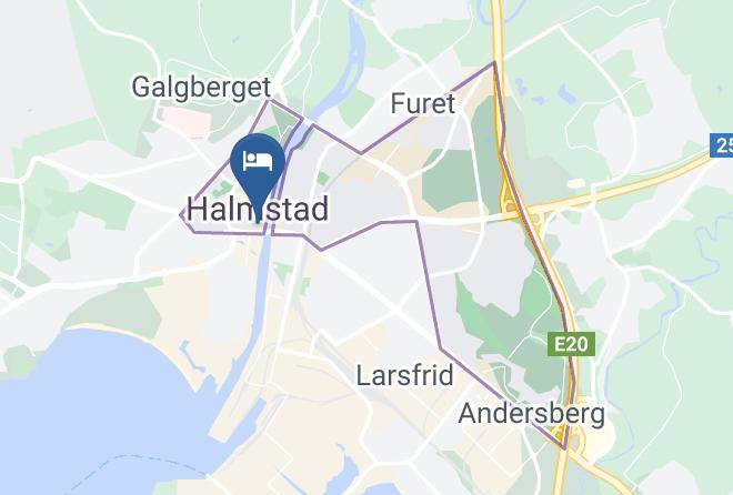 Halmstad - Scandic Hallandia Maps