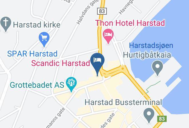 Scandic Harstad Map