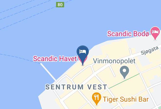 Bodo - Scandic Havet Maps