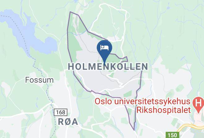 Oslo Vestre Aker - Scandic Holmenkollen Park Hotel Maps