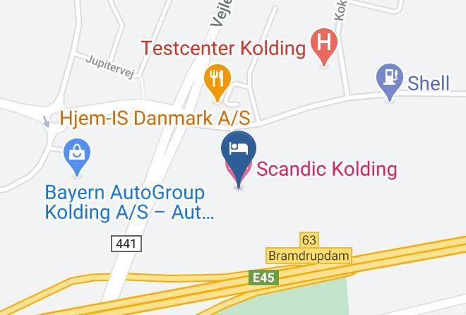 Scandic Kolding Map