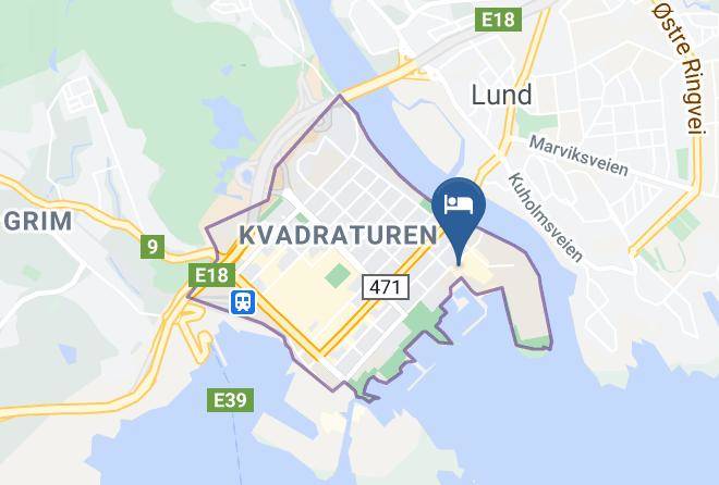 Kristiansand - Scandic Kristiansand Bystranda Maps