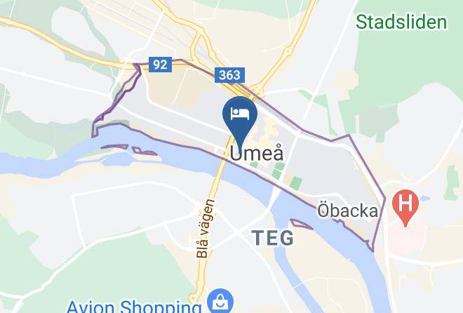 Umea - Scandic Plaza Umea Maps