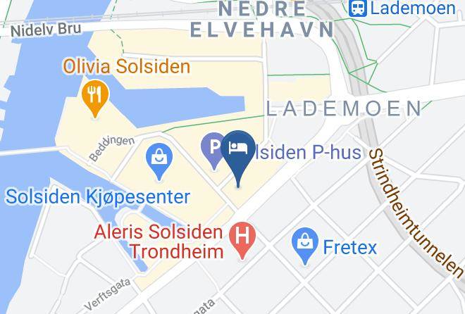 Trondheim - Scandic Solsiden Maps